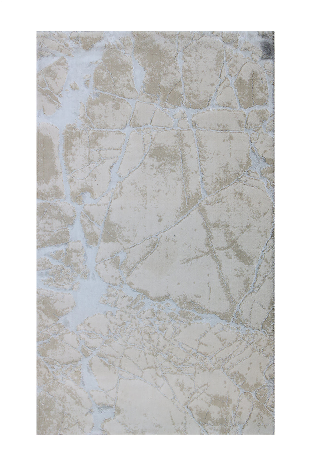 Turkish Modern  Festival Wd Rug  - 2.6 x 4.5 FT - Beige -  Luxurious Woven Masterpiece 50% Off!