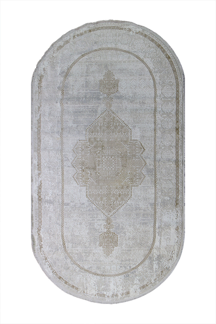 Turkish Modern Festival WD Oval Rug - 4.9 x 9.8 FT - Luxurious Woven Masterpiece 50% Off!