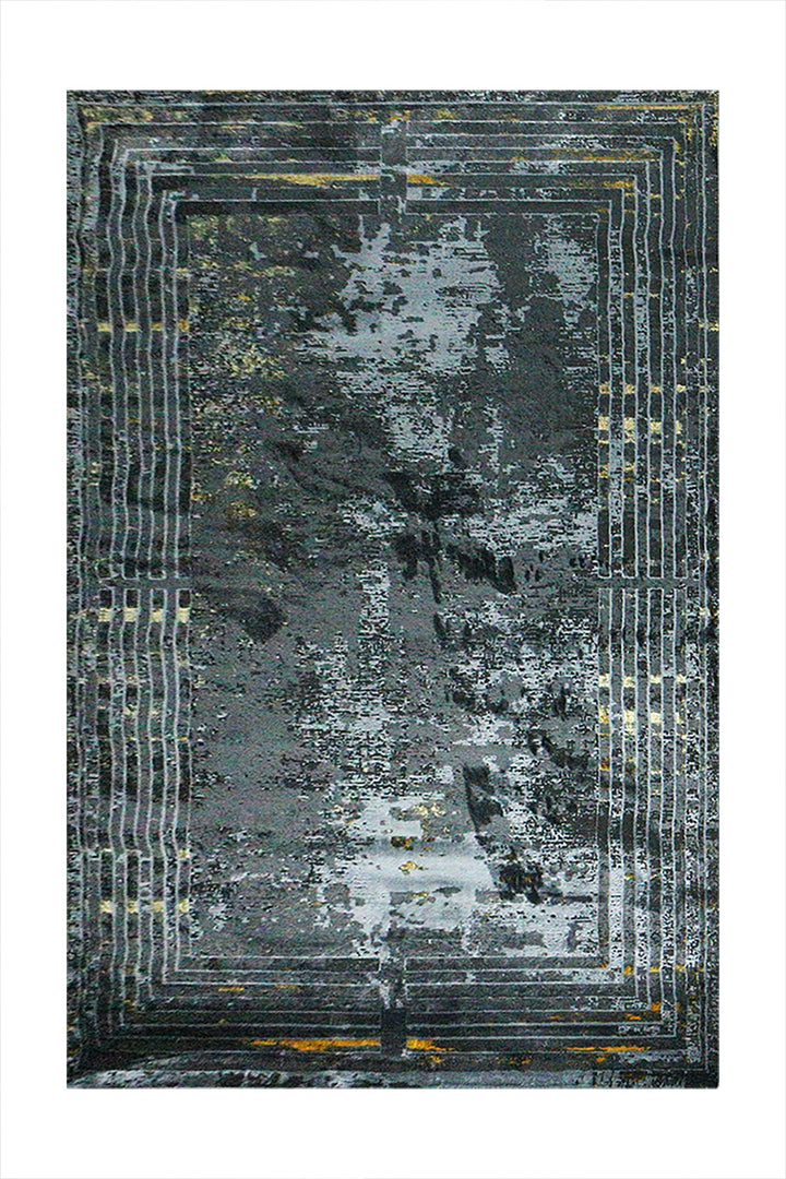 Turkish Shadows  Rug - 6.5 x 9.5 FT - Modern Abstract Design with Premium Features