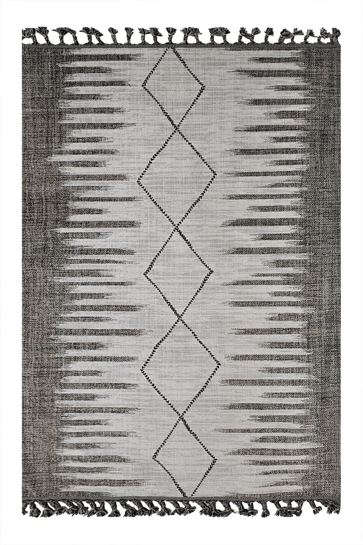 Turkish Modern - Festival-Wd Rug  - 5.2 X 7.5 Ft  - Gray -  Superior Comfort, Modern Style Accent Rug