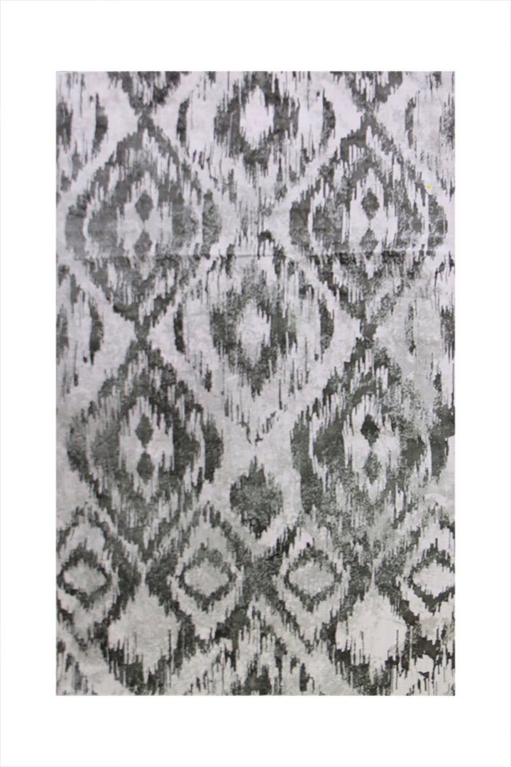 Turkish Modern Festival WD Rug - 5.2 x 7.5 FT - Gray - Luxurious Woven Masterpiece 50% Off!
