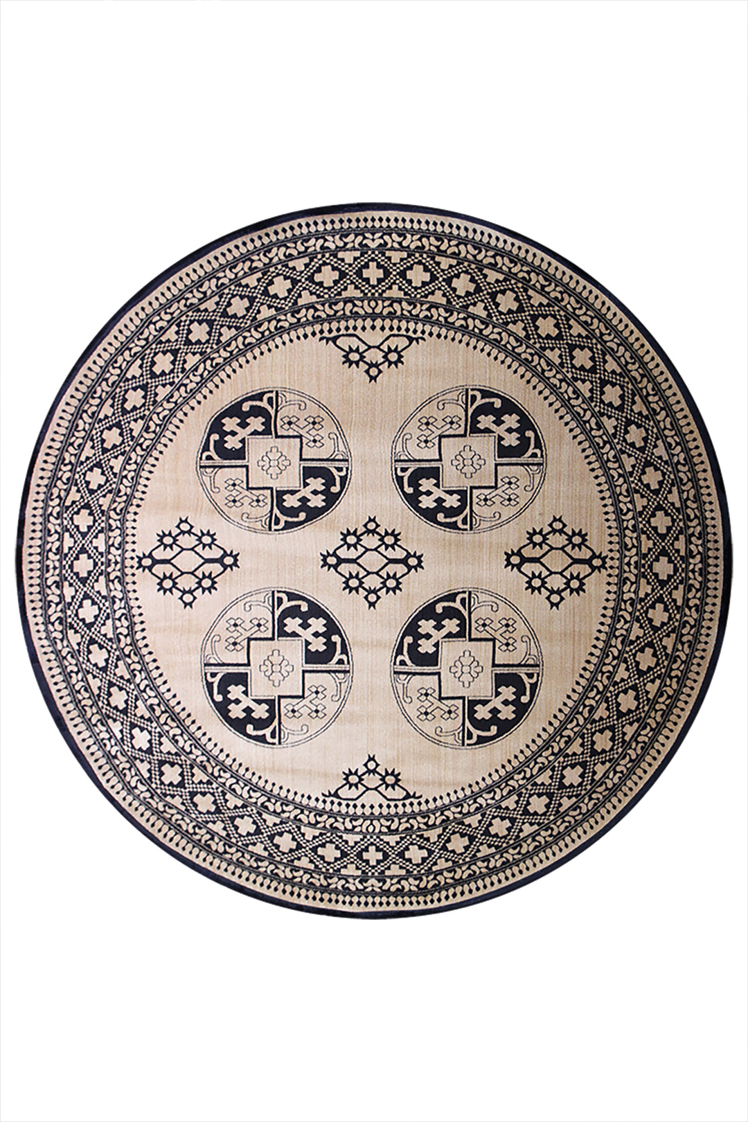 Turkish Modern Festival WD Rug - 7.9 x 7.9 FT - Yellow - Luxurious Woven Masterpiece 50% Off!
