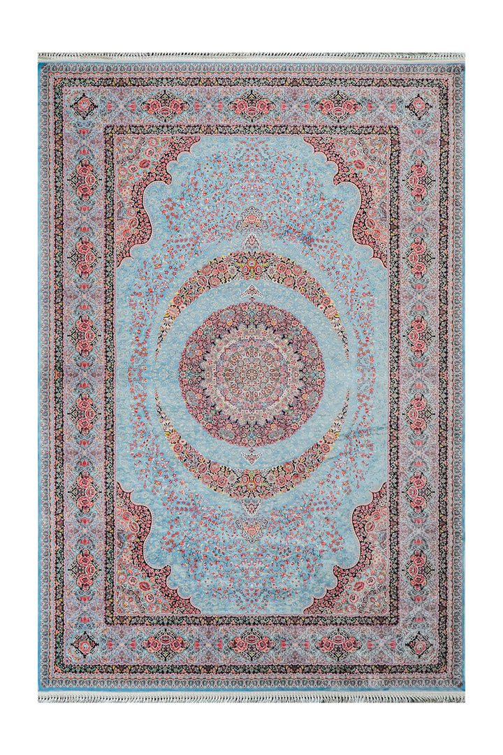 Premium Authentic Persian Rug 1200 Reeds - Blue