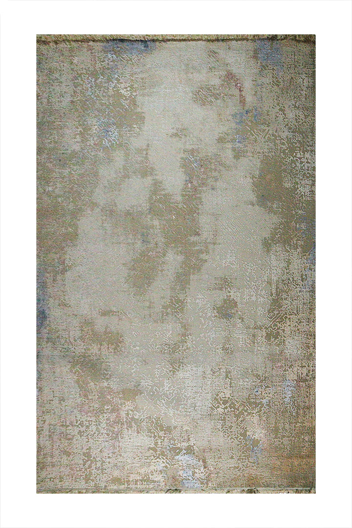 Turkish Modern Silk 1200 Rug - L brown - 8.2 X 11.4 Ft- Resilient Construction For Long-Lasting Use