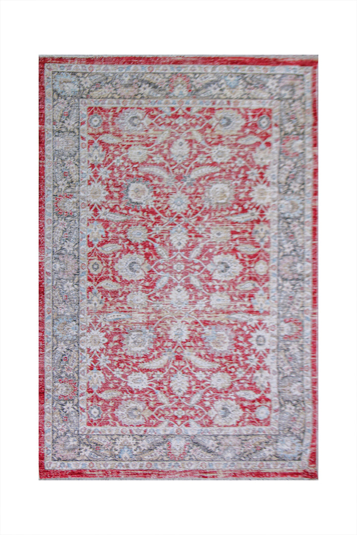 Premium Quality Turkish Antia Rug - 4.9 x 7.1 FT - Resilient Construction for Long-Lasting Use