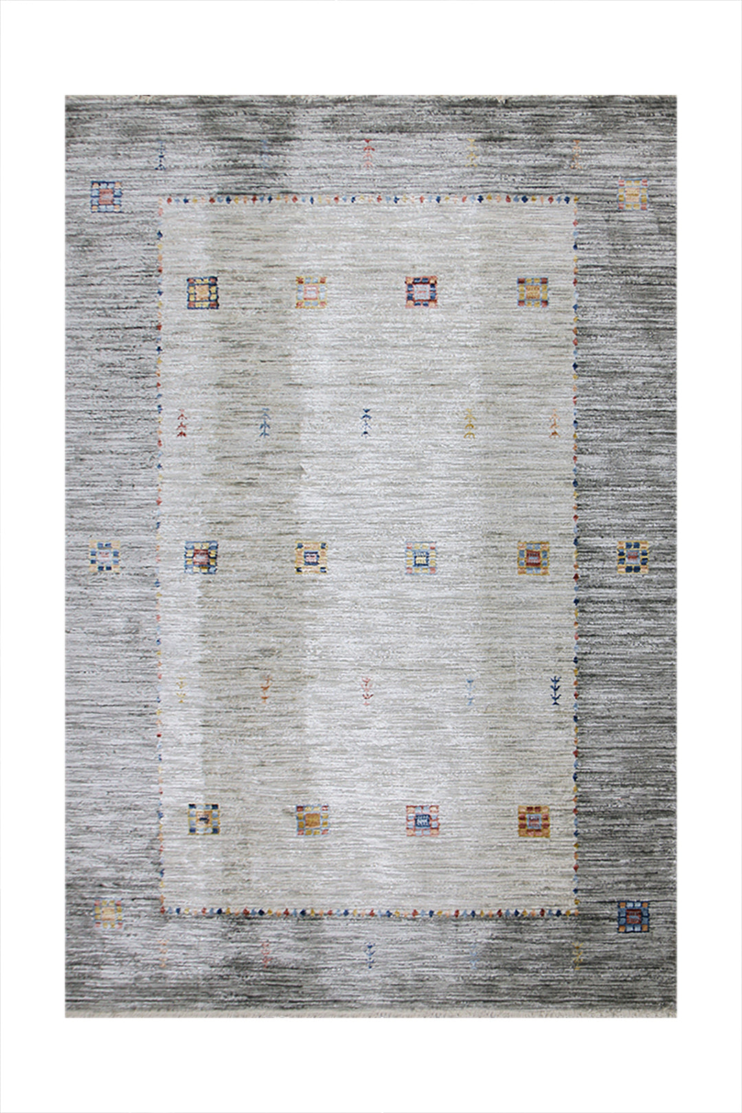 Turkish Modern Festival WD Rug - 5.2 x 8.2 FT - White - Luxurious Woven Masterpiece 50% Off!