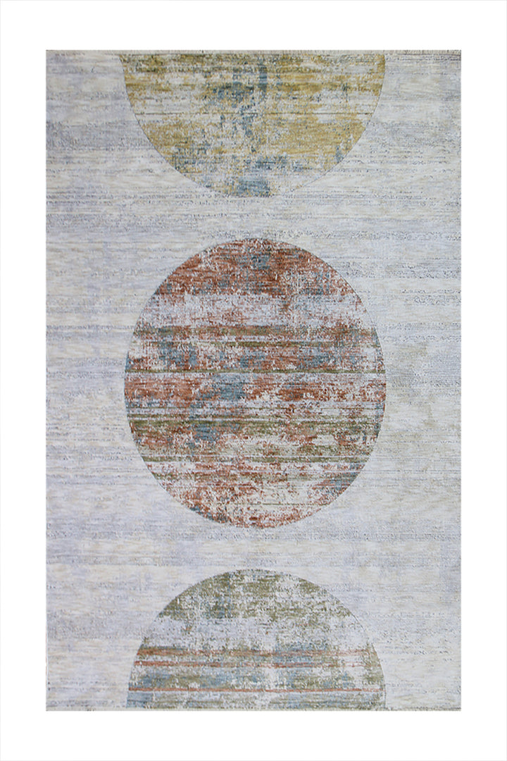 Turkish Modern Festival Plus Rug - 5.2 x 7.5 Ft - Cream - Superior Comfort, Modern Style Accent Rugs