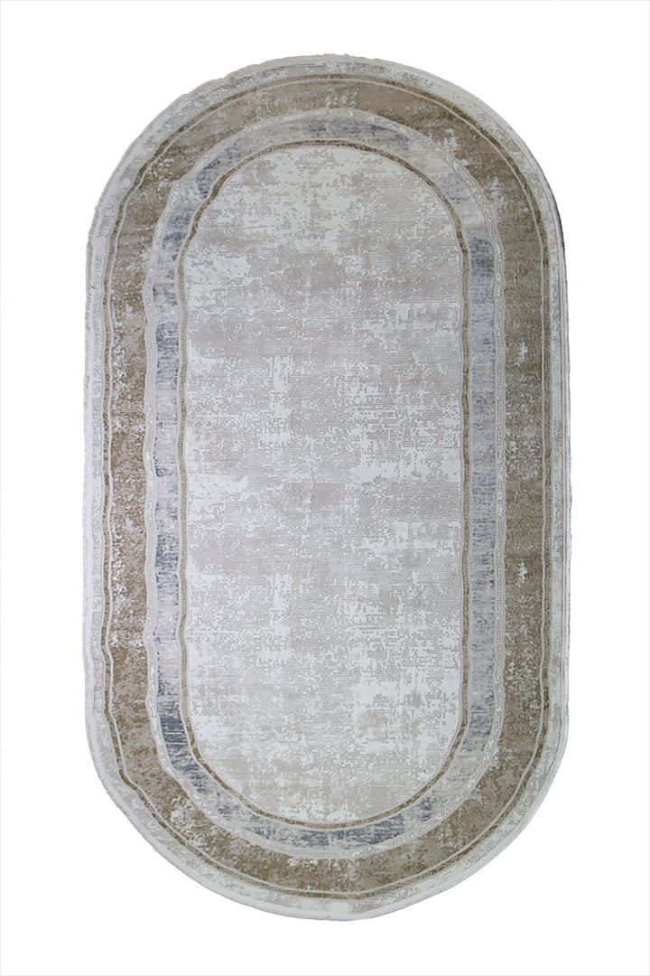 Turkish Modern Festival WD Rug - 6.6 x 13.1 FT - Beige - Luxurious Woven Masterpiece 50% Off!