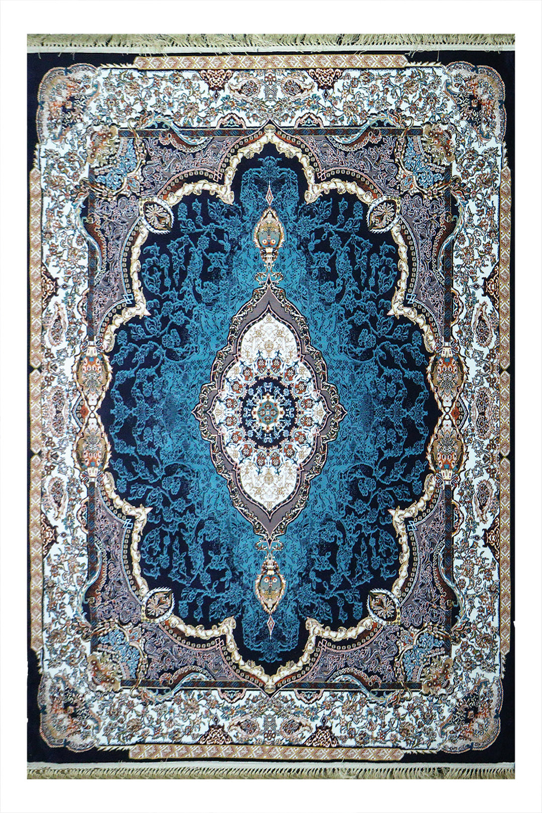 Irani Farsh E Firozeh-P Rug - 5.9 x 8.8 FT - Premium and Classical Design | 50% OFF Sale!