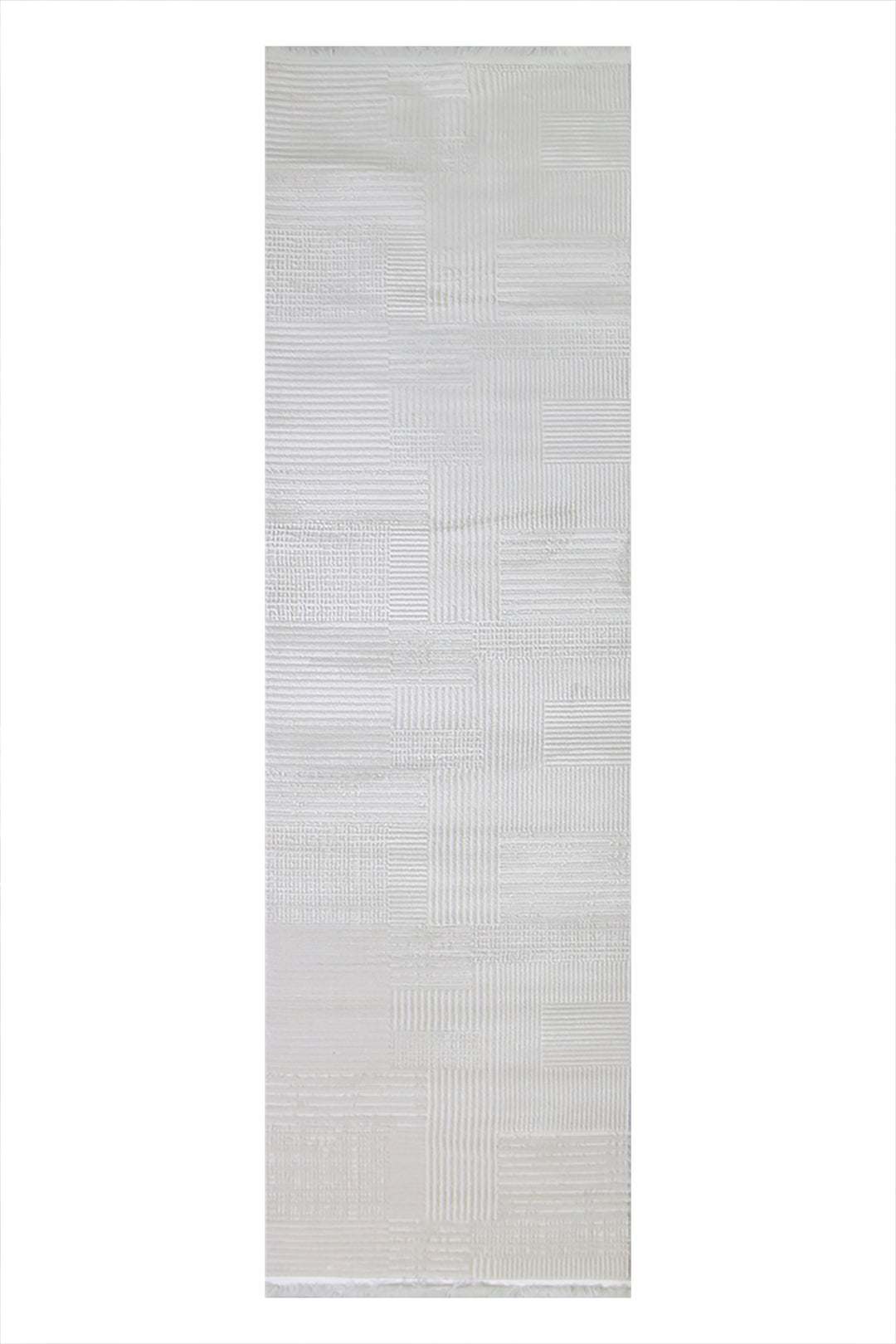 Turkish Modern  Festival Wd Rug  - 2.6 x 9.8 FT - Beige -  Luxurious Woven Masterpiece 50% Off!