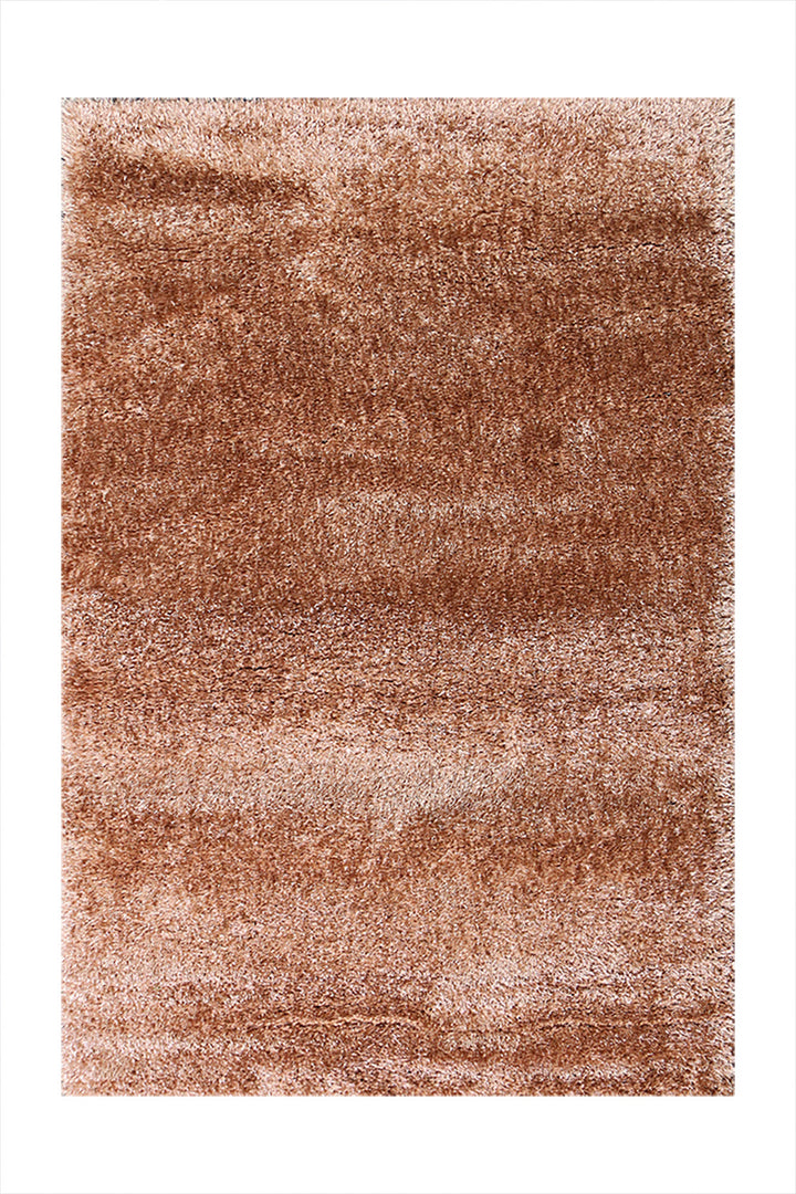 Turkish Shaggy California Rug - 3.3 x 4.9 FT - Brown - Fluffy and Durable Floor Rug