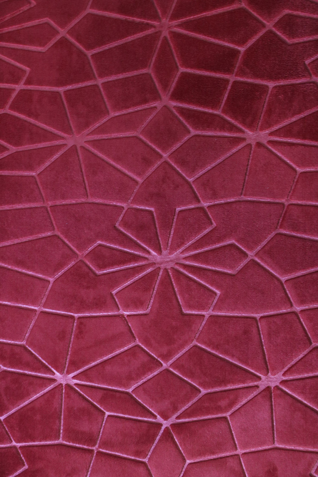 Sajda Janamaz - Premium Velvet Quilted Prayer Mat - Red