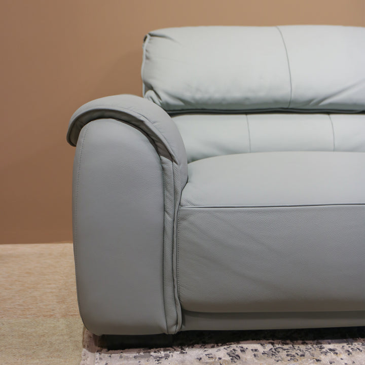 Imported Real Leather Sofa, Model No. 6080