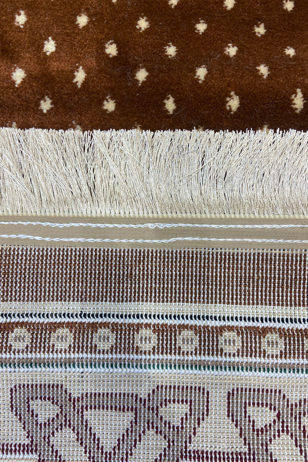 Ishraq Janamaz Beige and Brown