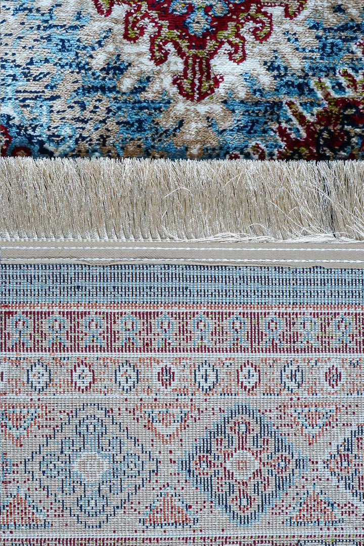 VK-Garnet Rug - Blue - Soft, Durable, and Easy to Clean
