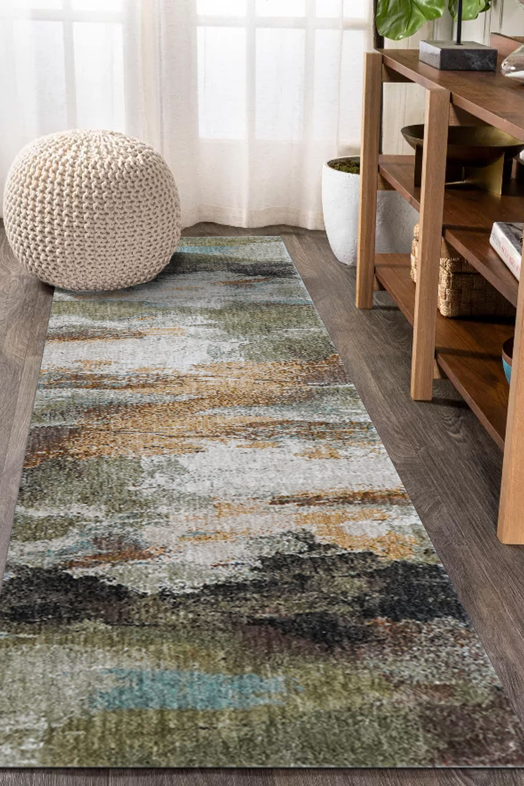 Turkish Modern <strong>Festival</strong> - 1 Rug - Green