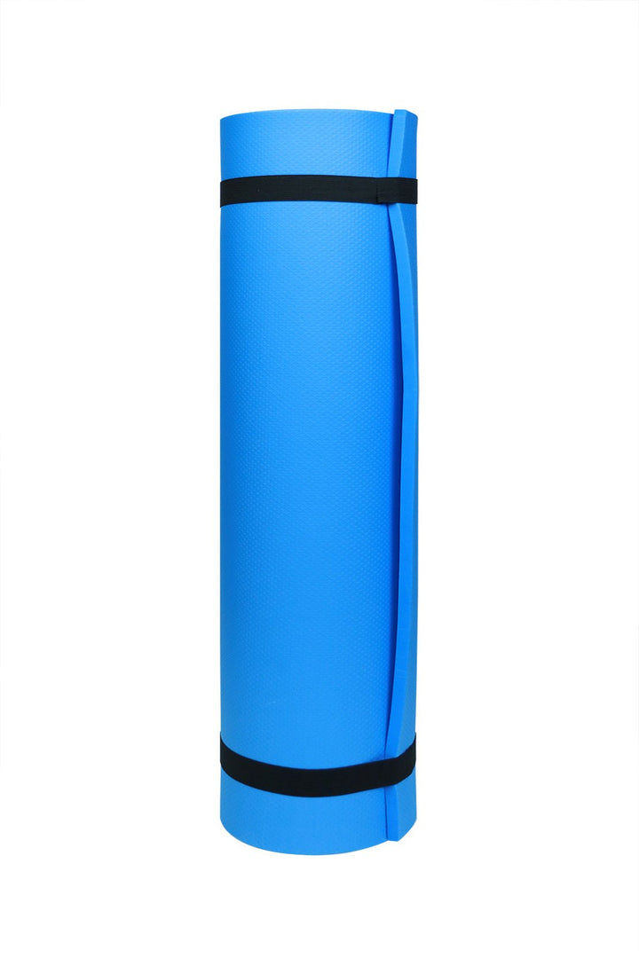 10 mm Thick Yoga Mat for Indoor and Outdoor Use, BLUE - V Surfaces