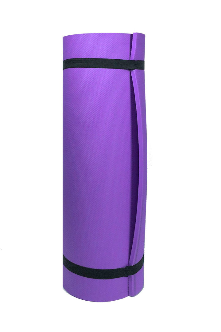 10 mm Thick Yoga Mat for Indoor and Outdoor Use, Purple - V Surfaces