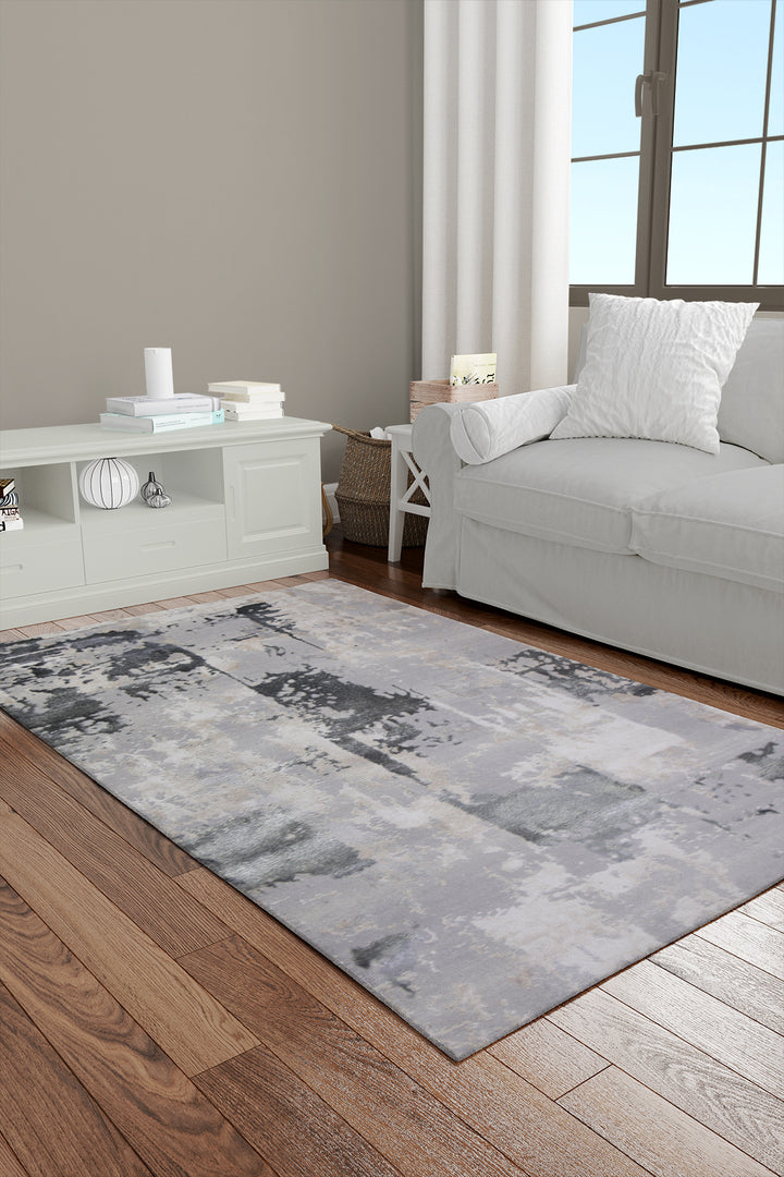 Turkish Modern Expression Rug - 4.1 x 5.6 FT - Superior Comfort, Modern Style Accent Rugs