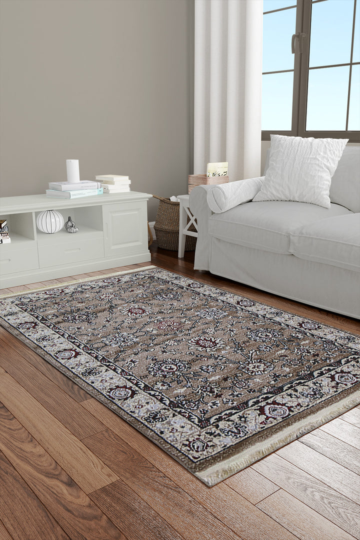 Classical and Traditional Emerald Rug - 3.3 x 4.9 FT - Superior Elegant Rug for Living Room