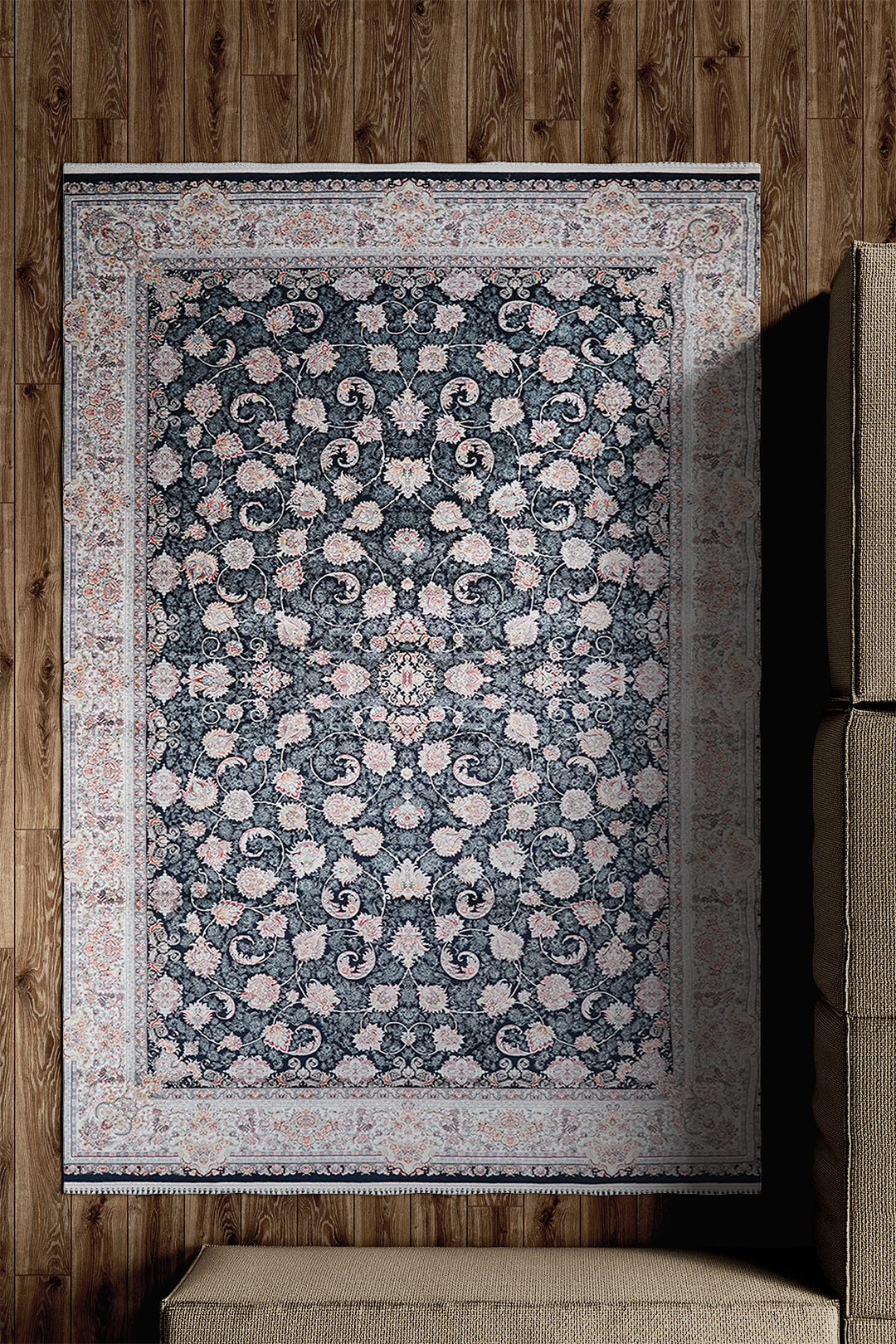 Premium Authentic Persian Rug 1200 Reeds - Beige