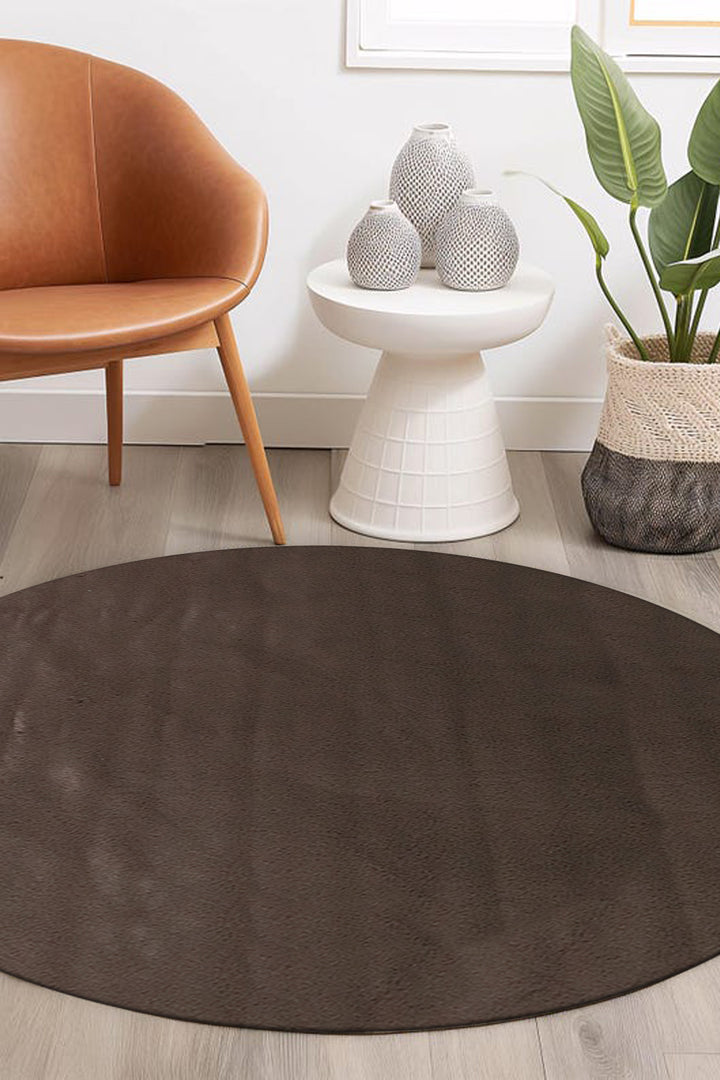 Soft Shaggy Rug for Living Room - 3.9 x 3.9 FT - Thick Plush Modern Area Carpet