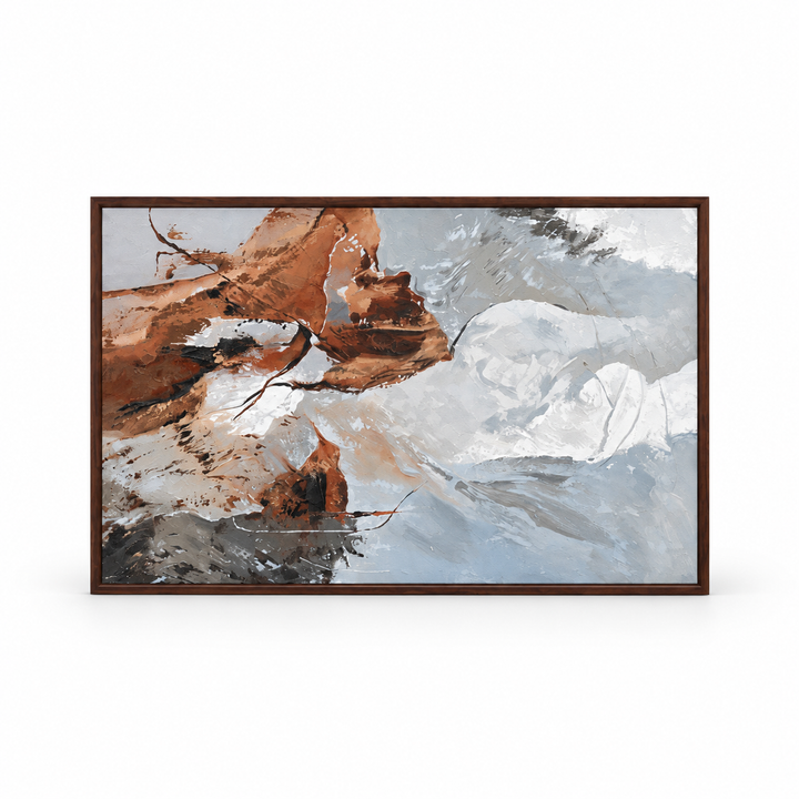 Hand Painted Textured, Acrylic Painting