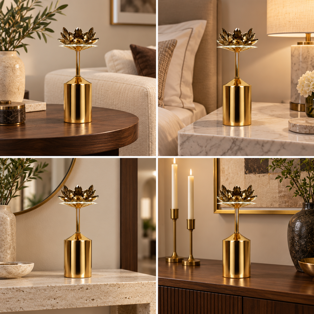 Crystal Candle Holder