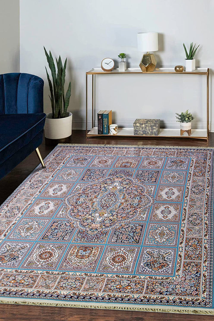 Irani Farsh E Firozeh-P Rug - 5.9 x 8.9 FT - Superior Comfort, Modern Style Accent Rugs