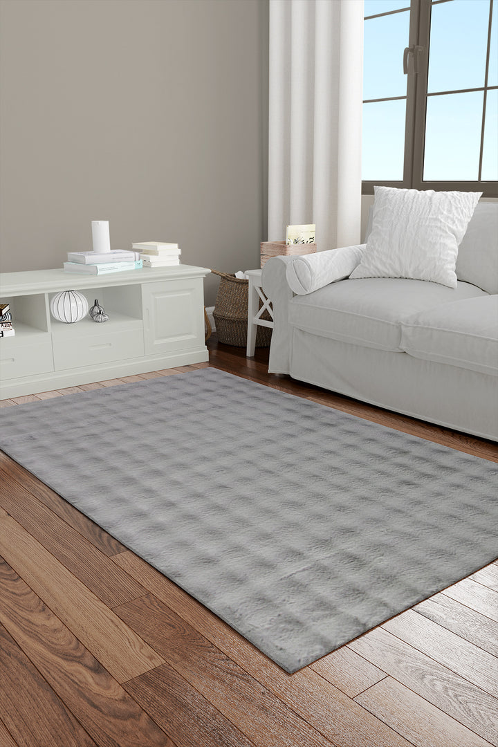 Soft Shaggy Rug for Living Room - 3.9 x 5.6 FT - Thick Plush Modern Area Carpet