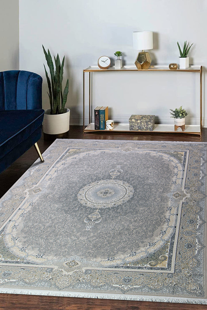 Premium Authentic Iranian Persian Rug 1200 Reeds - 6.6 x 9.8 FT - Elegant Luxury Carpet