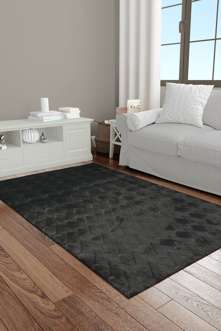 Turkish LAVENDER Rug - 3 x 4.9 FT - Fluffy and Durable Floor Rug