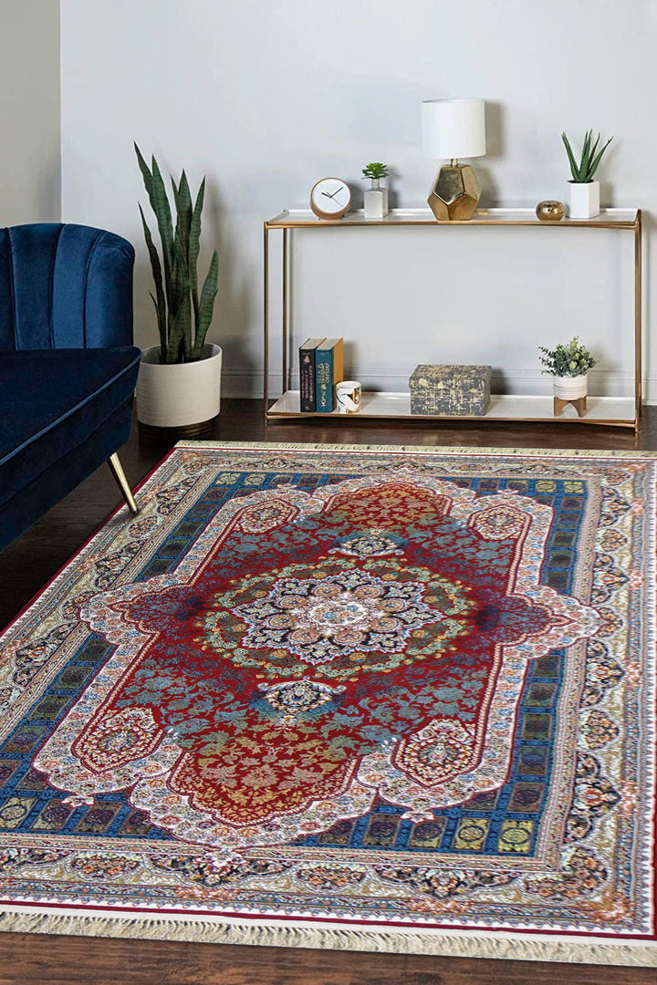 Irani Farsh E Firozeh-P Rug - 5.9 x 8.9 FT - Superior Comfort, Modern Style Accent Rugs 2