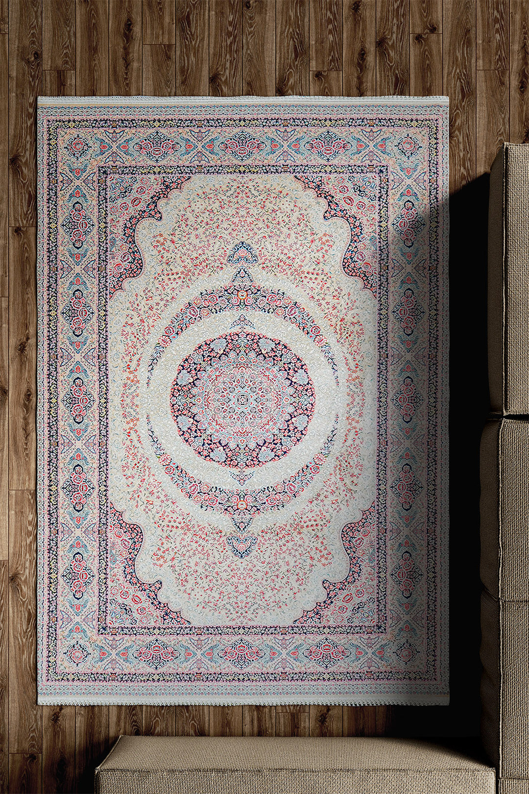 Premium Authentic Persian Rug 1200 Reeds - Blue