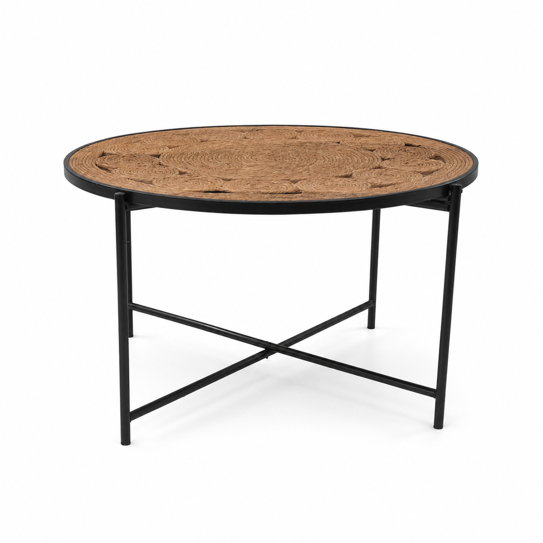 Cane Center Table