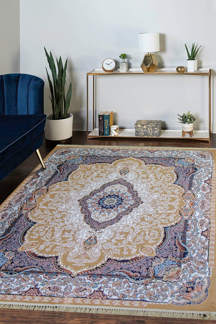 Irani Farsh E Firozeh-P Rug - 5.9 x 8.9 FT - Superior Comfort, Modern Style Accent Rugs