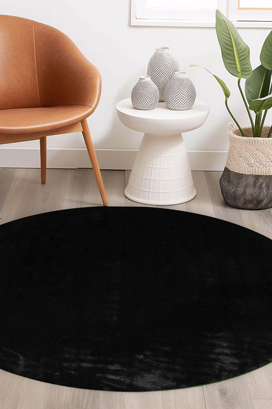 Soft Shaggy Rug for Living Room - 3.9 x 3.9 FT - Thick Plush Modern Area Carpet