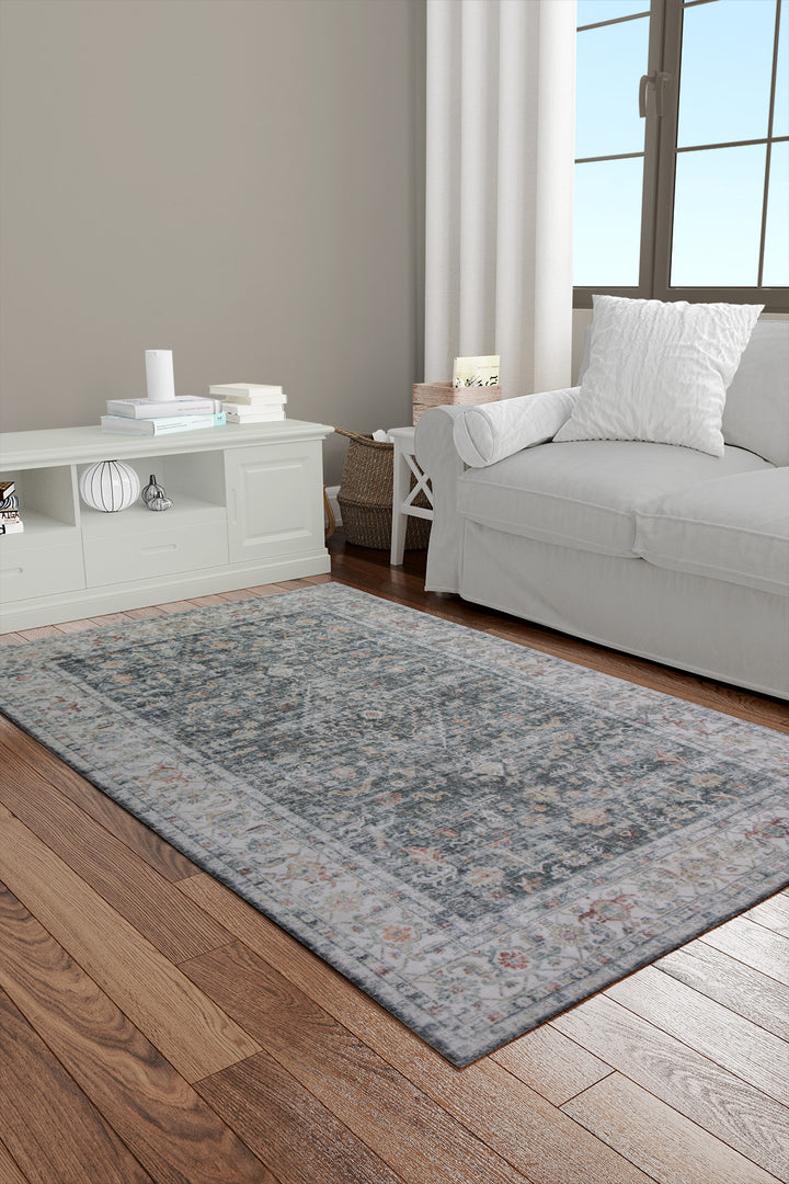 Printed Floor Rug - 4.9 x 7 FT