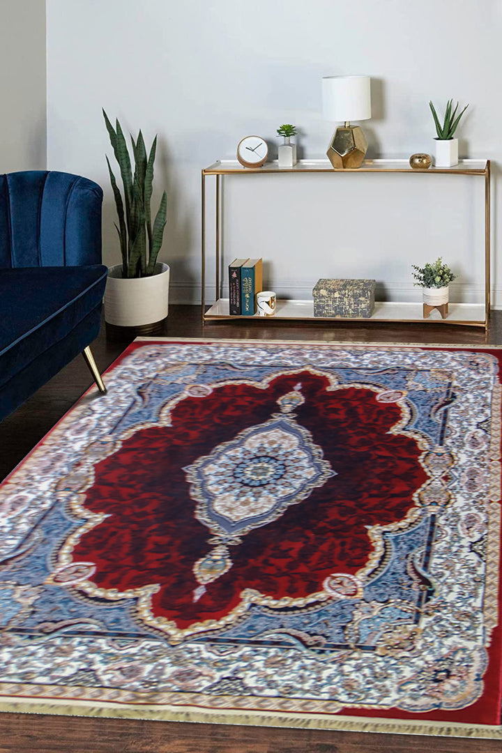 Irani Farsh E Firozeh-P Rug - 5.9 x 8.9 FT - Superior Comfort, Modern Style Accent Rugs 2