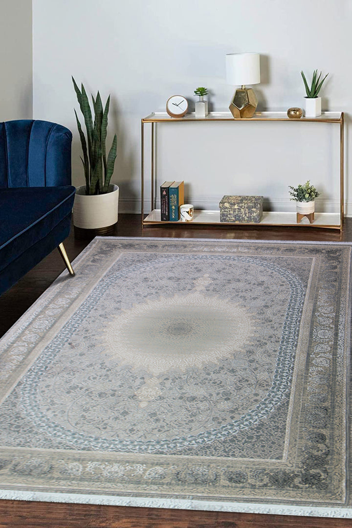 Premium Authentic Iranian Persian Rug 1200 Reeds - 6.6 x 9.8 FT - Elegant Luxury Carpet