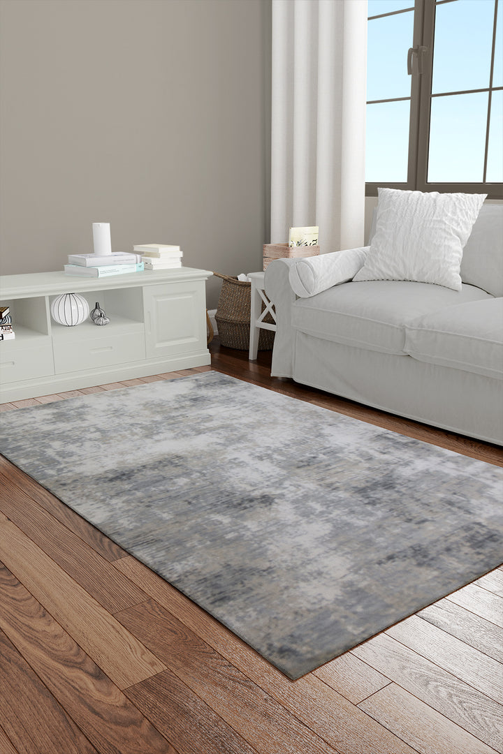 <p>Turkish Modern <strong>Elements Rug</strong>  - Gray - 3.9 x 5.9 FT</p>