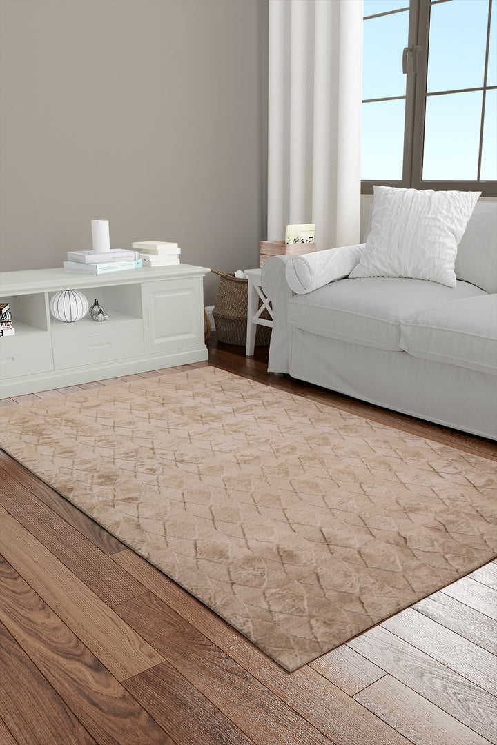 Turkish LAVENDER Rug - 3 x 4.9 FT - Fluffy and Durable Floor Rug