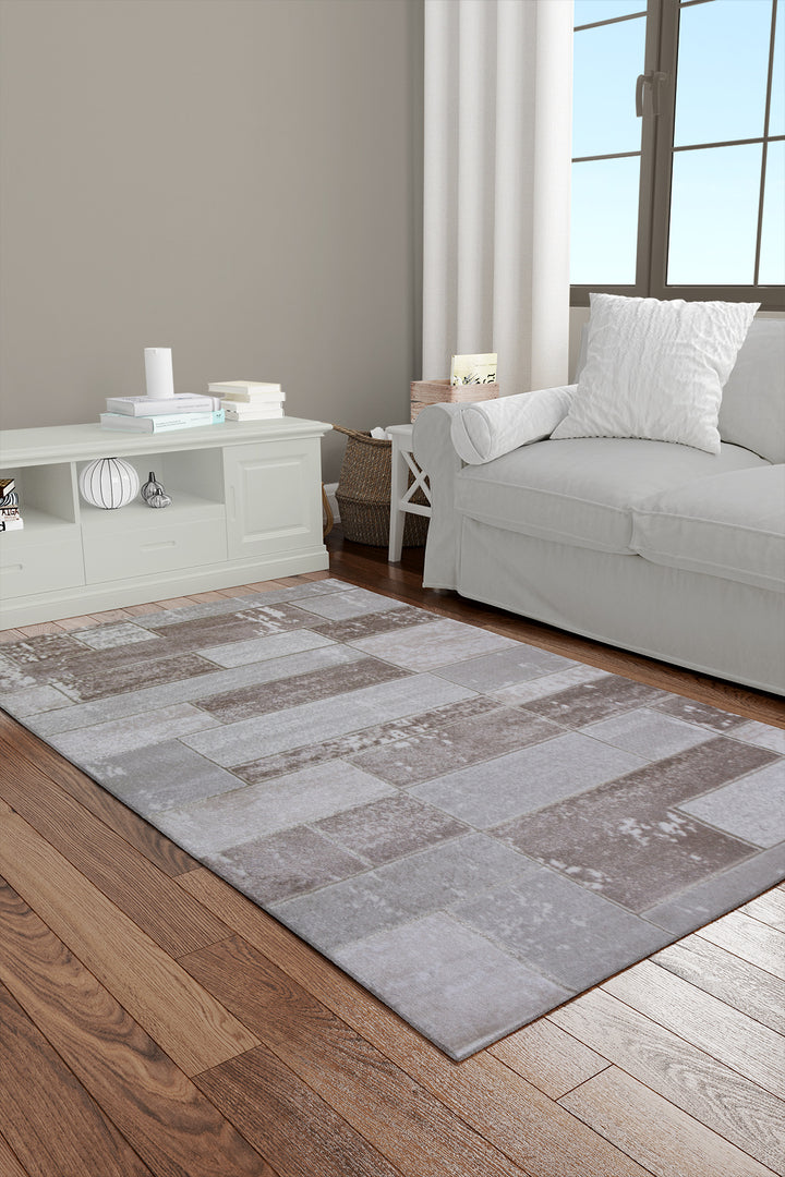 Turkish Modern Expression Rug - 4.1 x 5.6 FT - Superior Comfort, Modern Style Accent Rugs