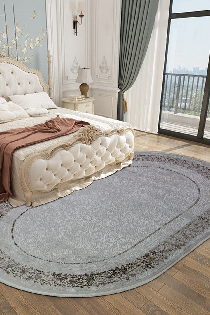 Turkish Modern Festival WD Oval Rug - 5.2 x 7.5 FT - Luxurious Woven Masterpiece 50% Off!