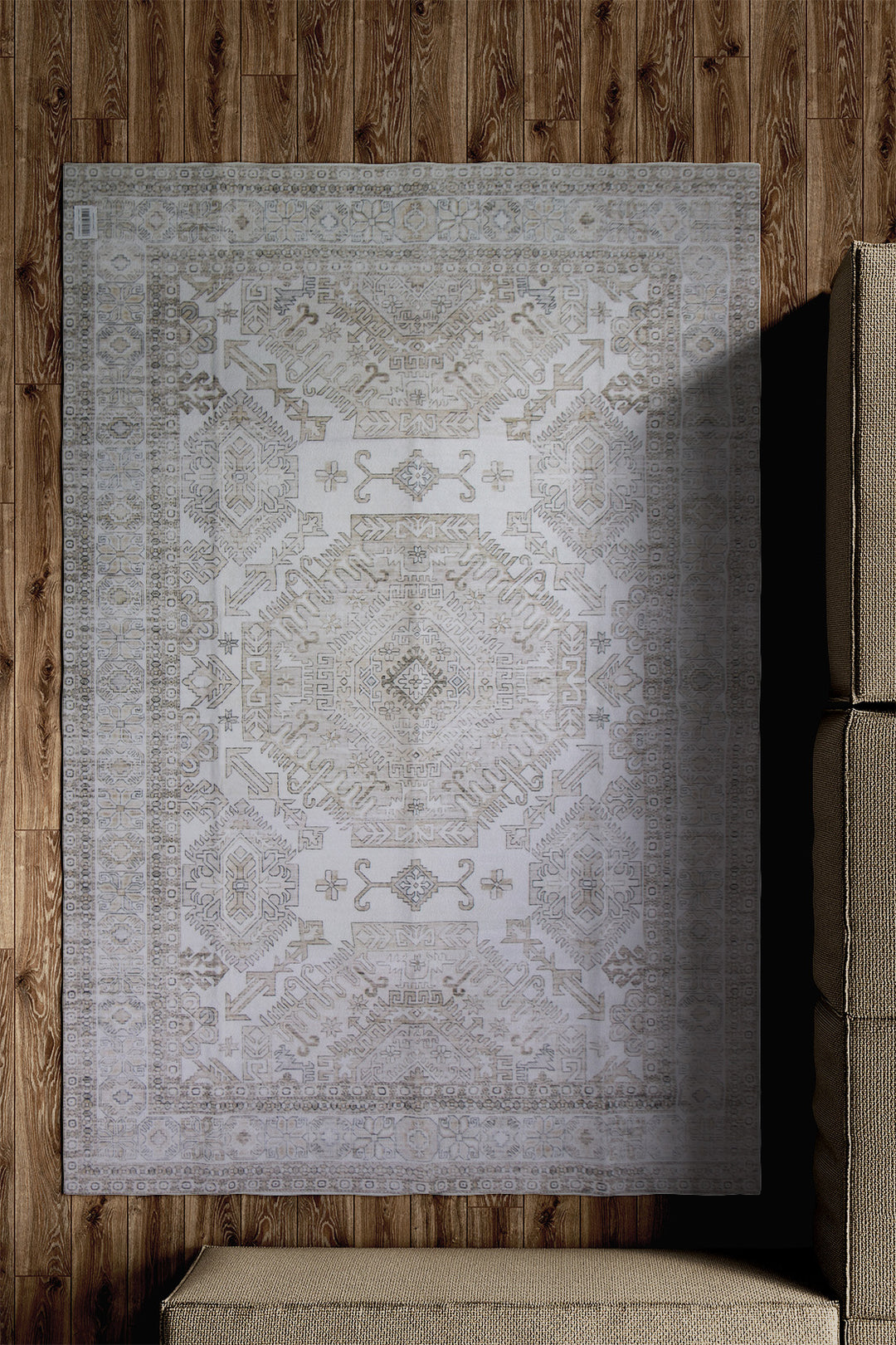 Printed Floor Rug - 5.3 × 7.6 FT