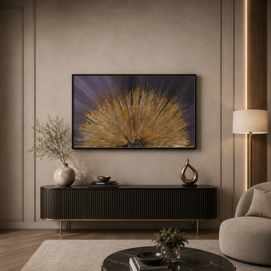 Hand Painted Textured, Acrylic Painting