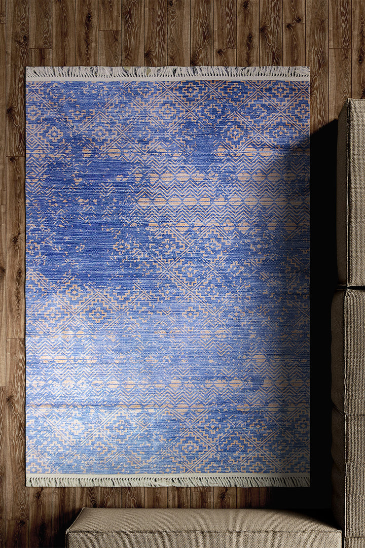 Traditional Printed Area Rug – 5 x 8.3 FT – Stylish, Durable & Anti-Slip