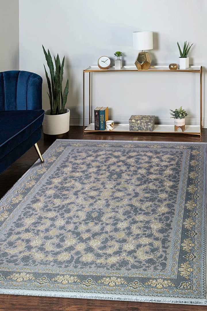 Premium Authentic Iranian Persian Rug 1200 Reeds - 6.6 x 9.8 FT - Elegant Luxury Carpet