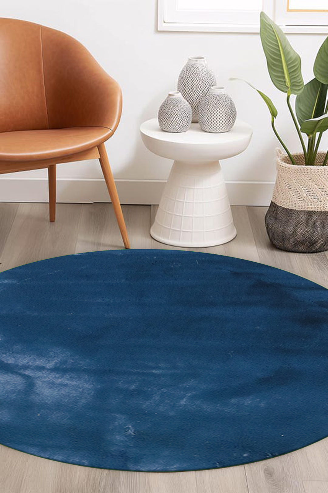 Soft Shaggy Rug for Living Room - 3.9 x 3.9 FT - Thick Plush Modern Area Carpet