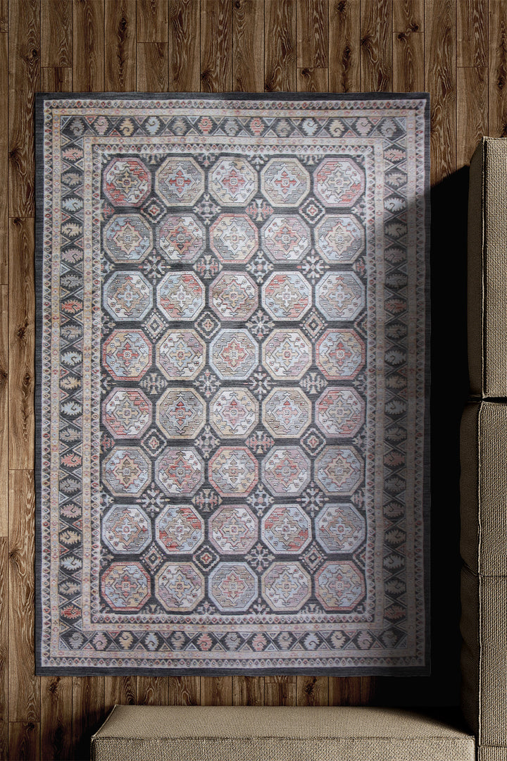 Premium Quality Turkish Antia Rug - 4.9 x 7.9 FT - Resilient Construction for Long-Lasting Use